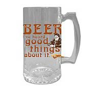 Cheers Norm Peterson Glass Stein